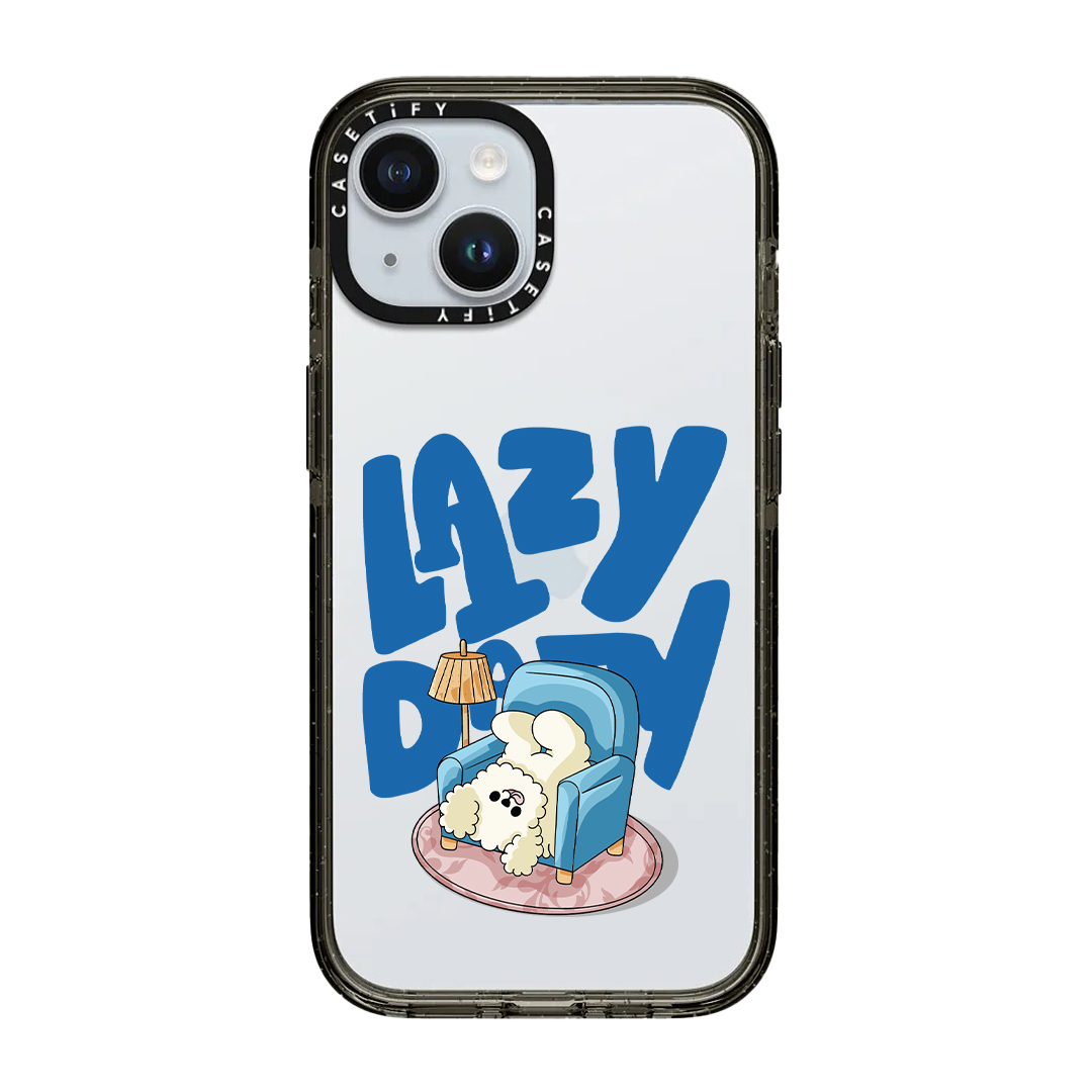 قاب موبایل سفارشی شفاف | Lazy Day (کد 0600)