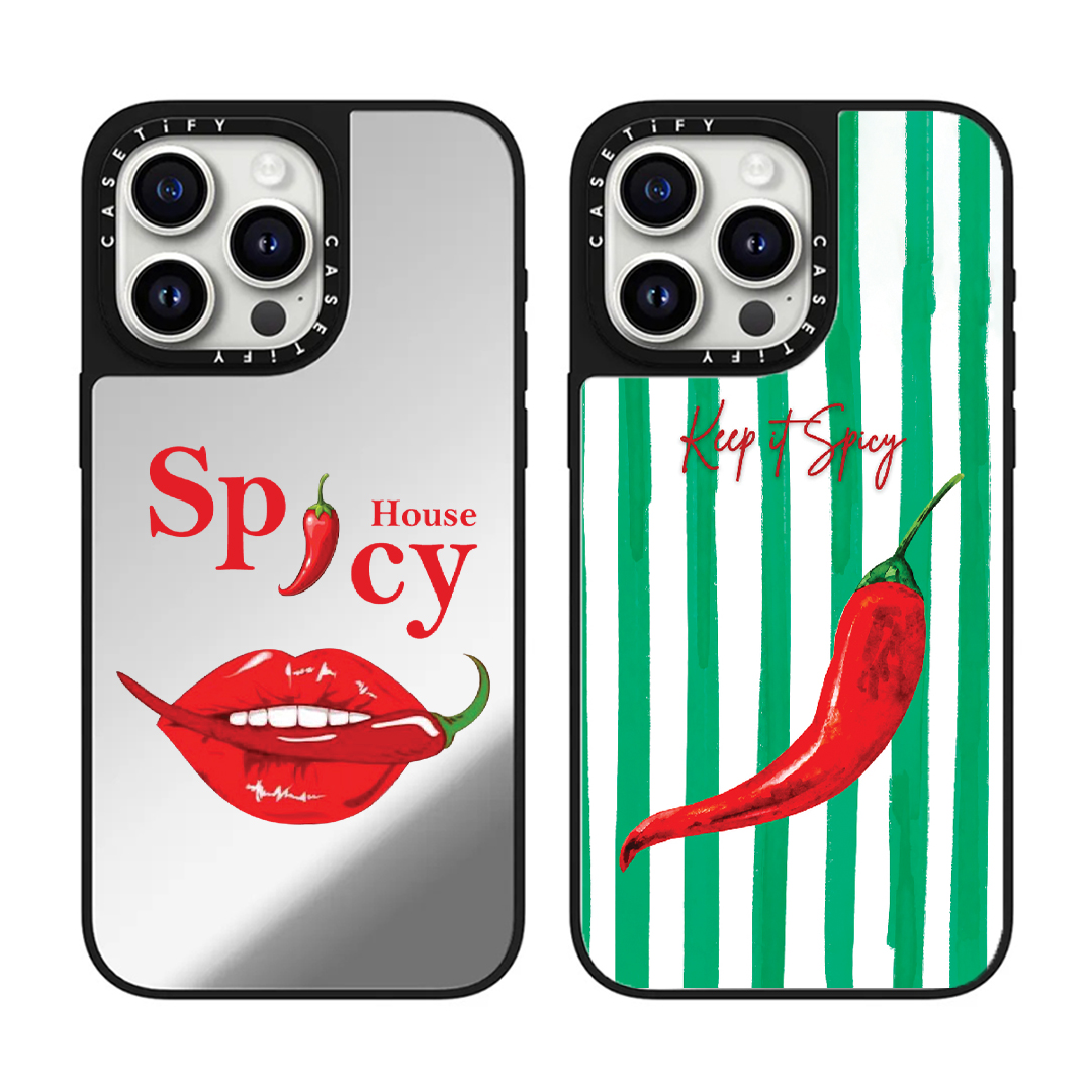 قاب موبایل سفارشی آینه ای | Spicy (کد 0596)
