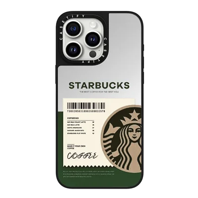 قاب موبایل سفارشی آینه ای | Starbucks  (کد 0190/2)