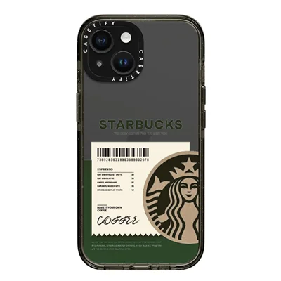 قاب شفاف موبایل سفارشی | Starbucks  (کد 0190)