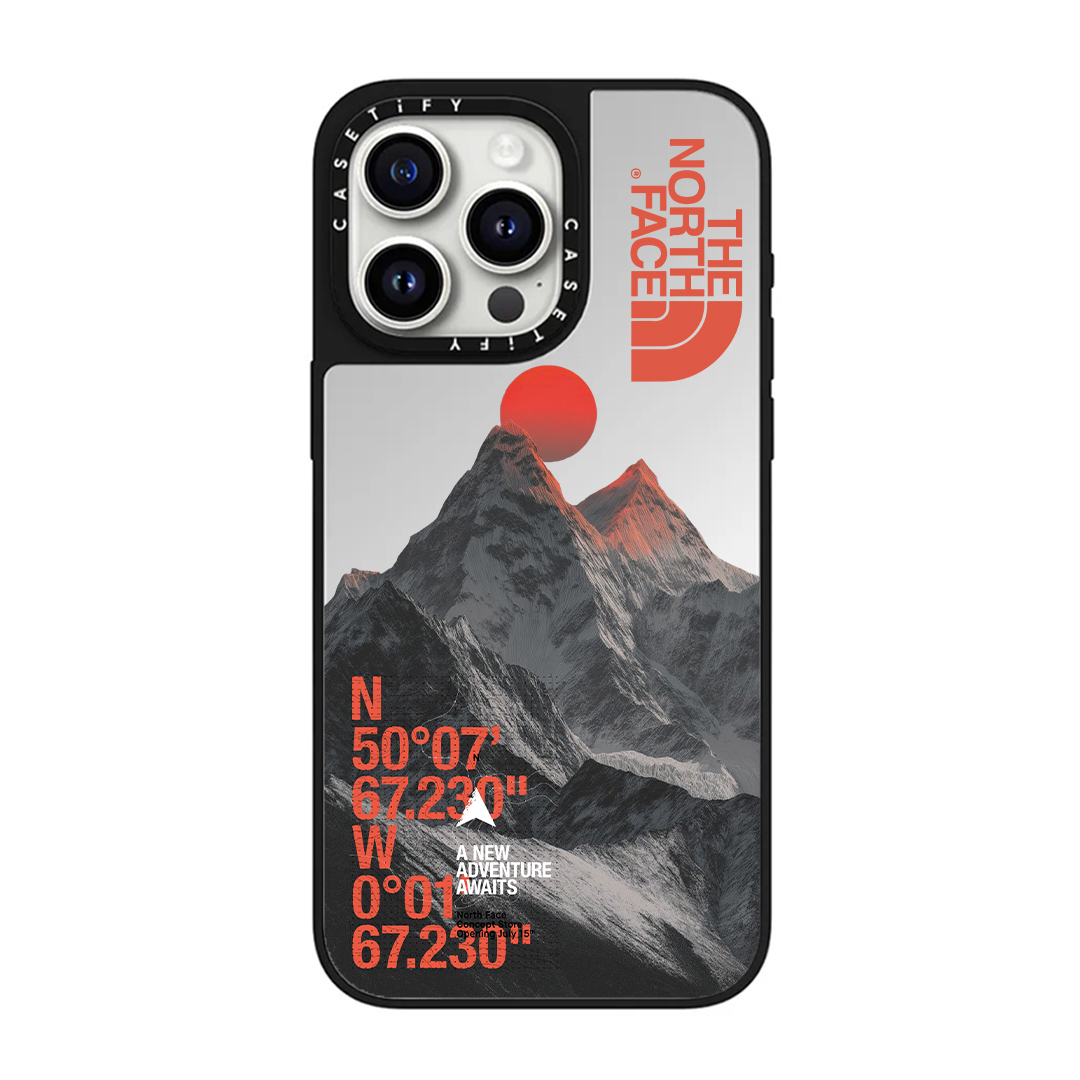 قاب موبایل سفارشی آینه ای | Red Summit (کد 0568)