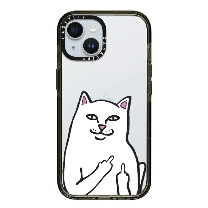 قاب موبایل سفارشی | گربه سفیده (کد0136)