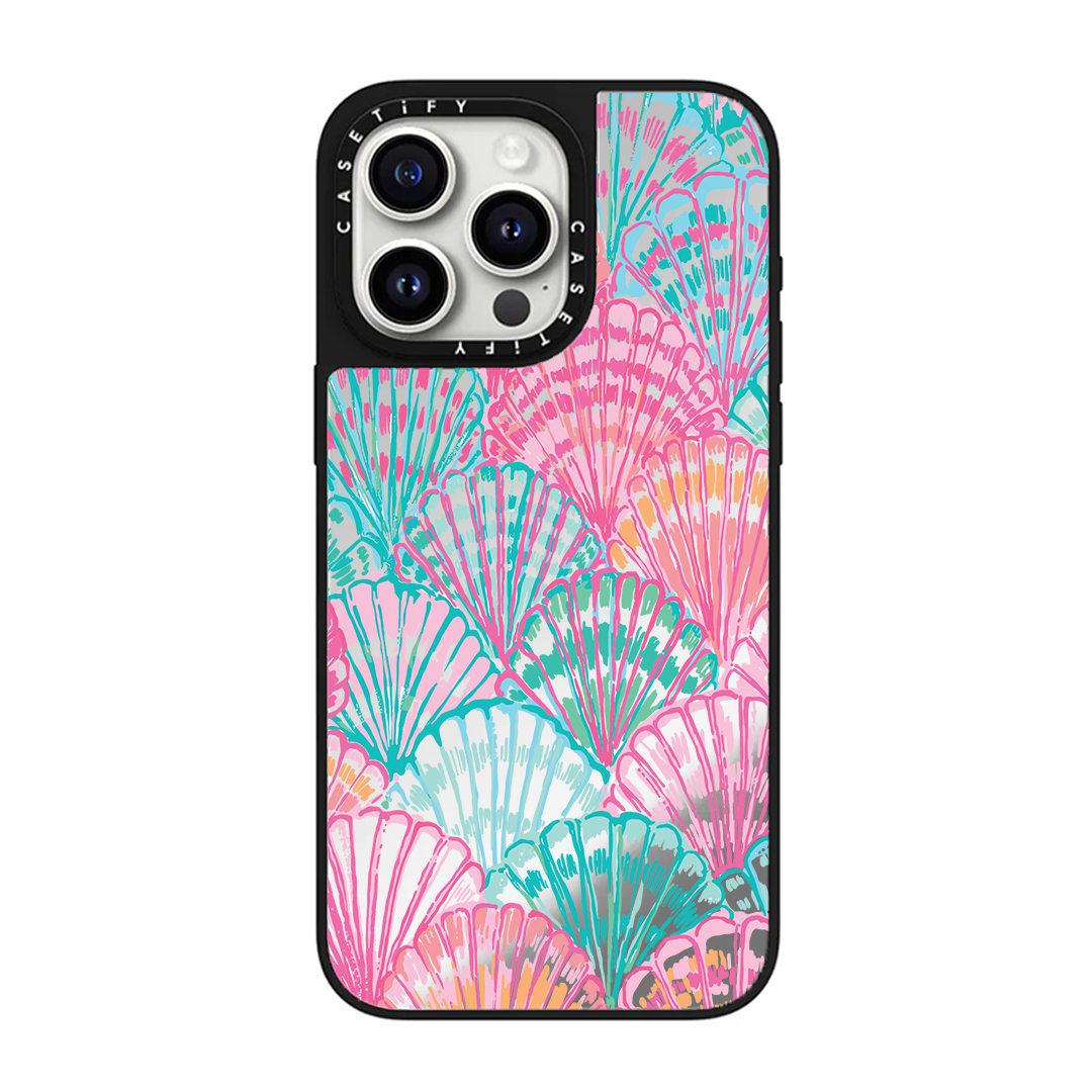 قاب موبایل سفارشی  آینه ای | Shell Bloom (کد 0558)