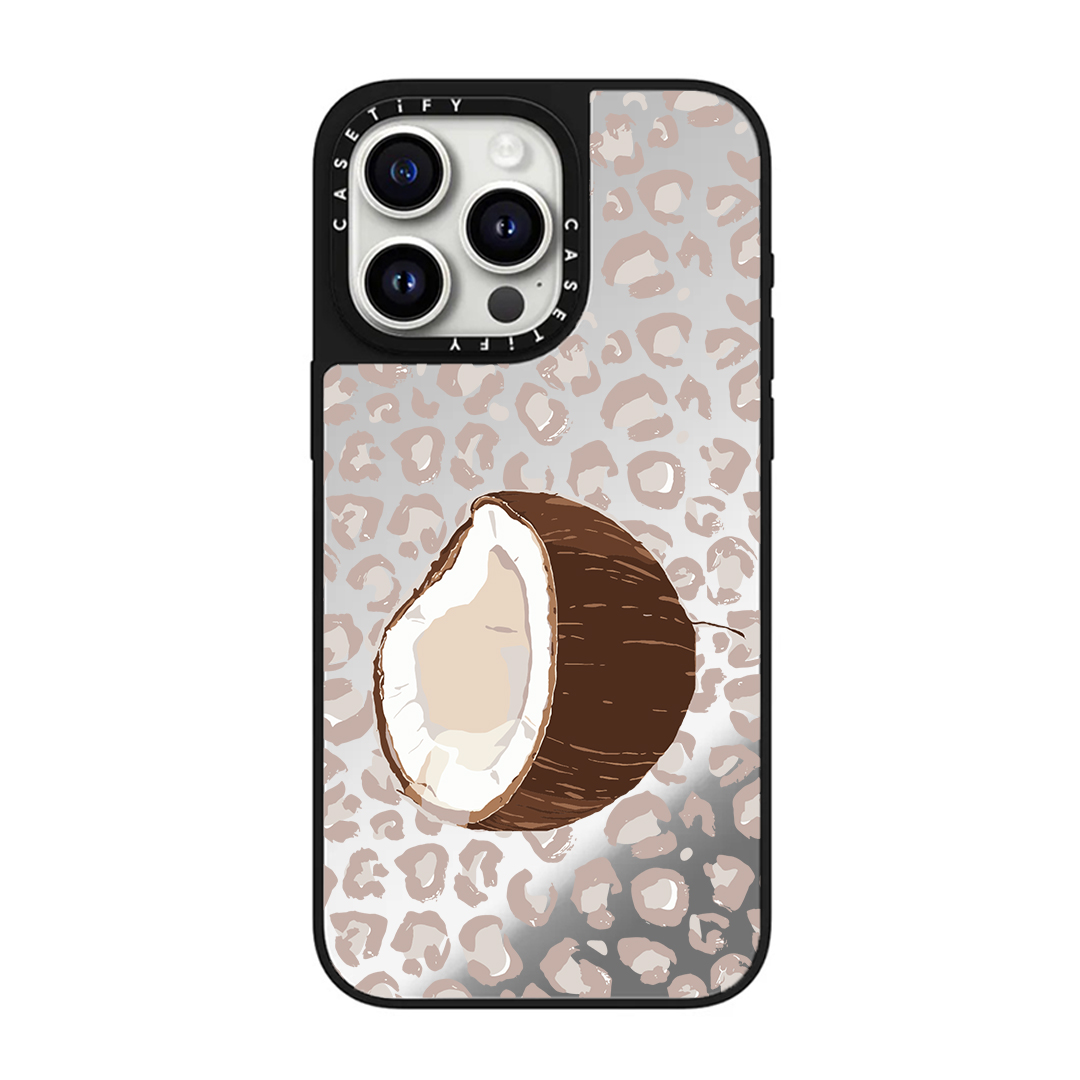 قاب موبایل سفارشی  آینه ای | coconut (کد 0613)
