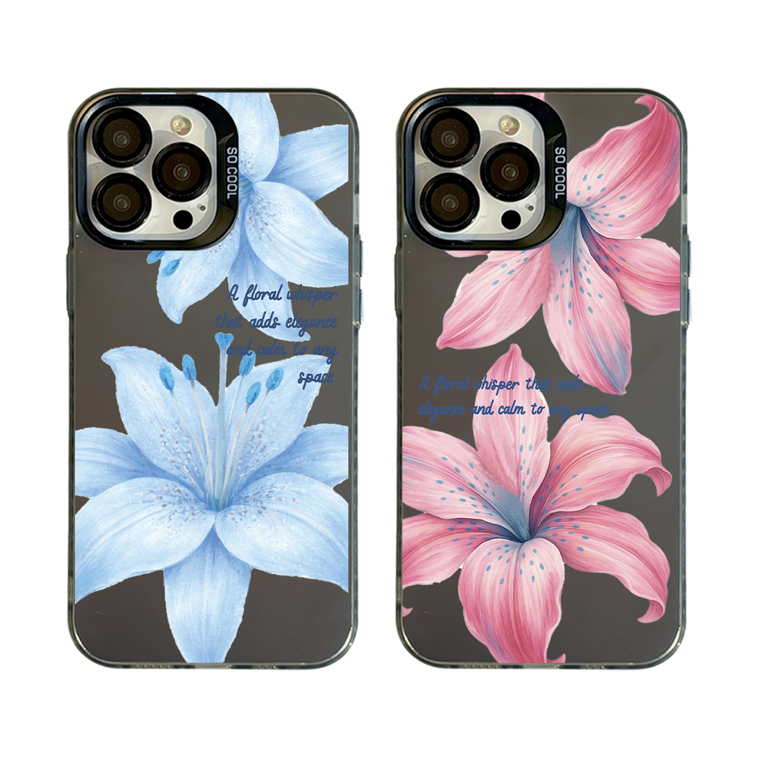 قاب موبایل سفارشی lilium flower  | socool (کد 0625)