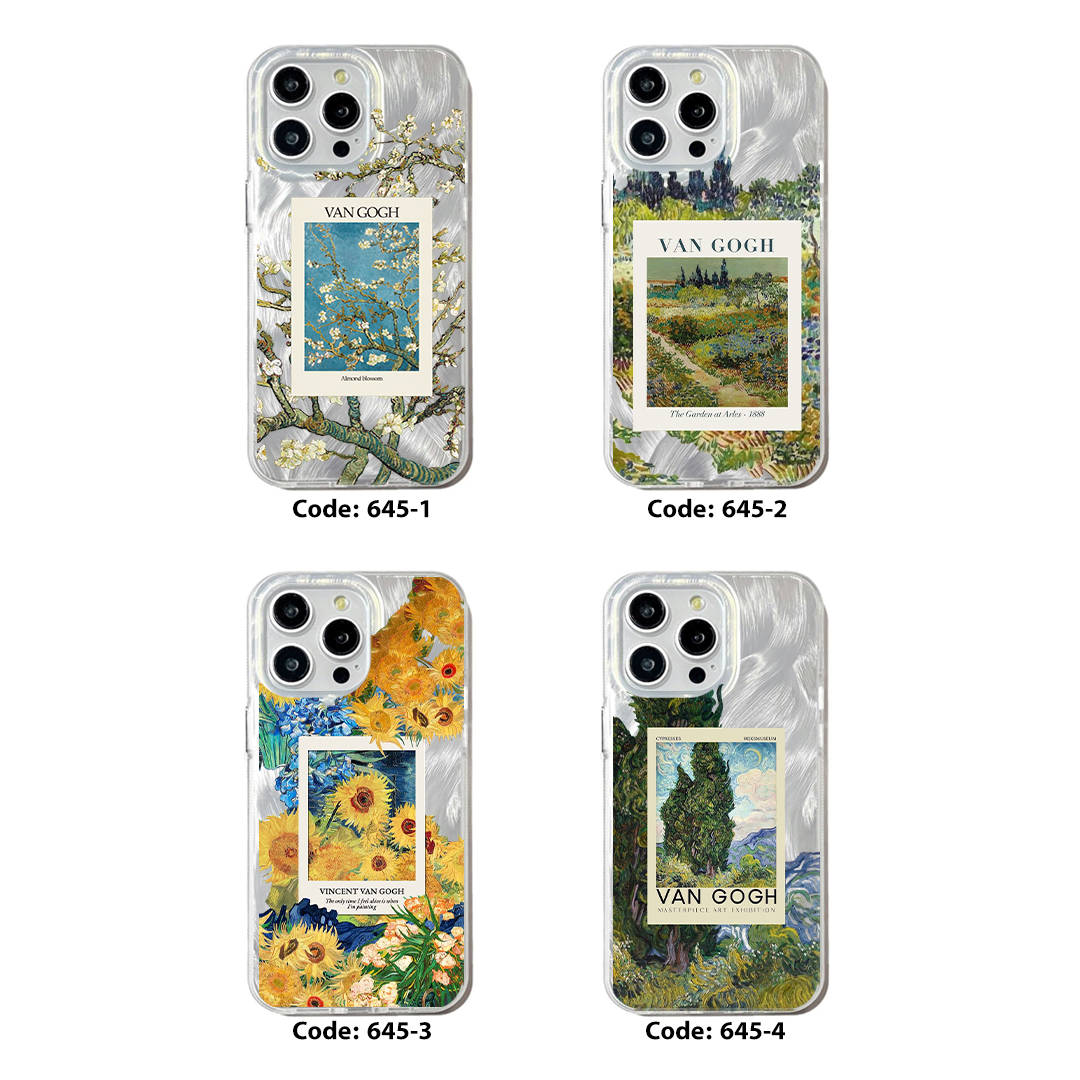 قاب موبایل سفارشی Van Gogh paintings | Brush (کد 0645)
