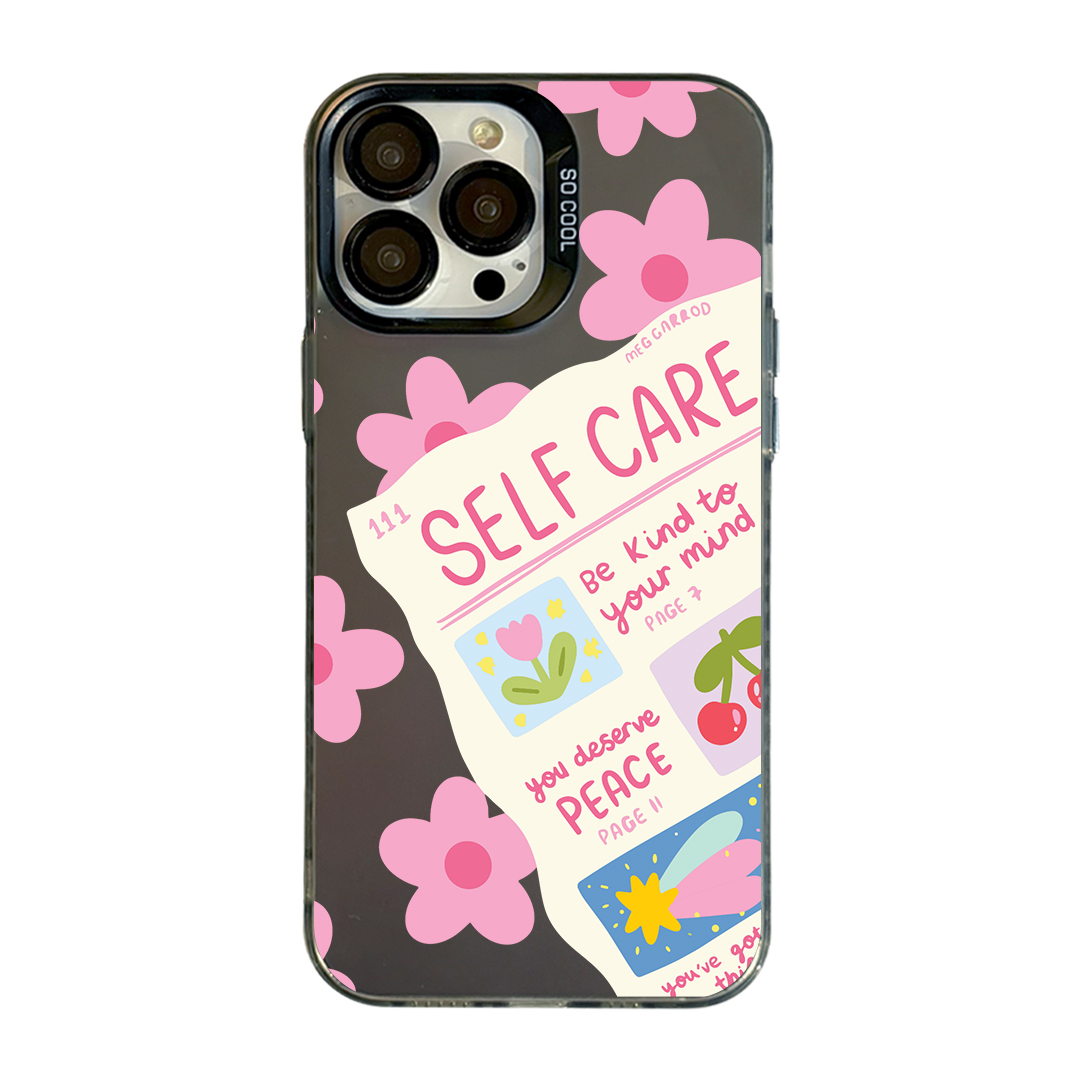 قاب موبایل سفارشی self care | socool (کد 0563)