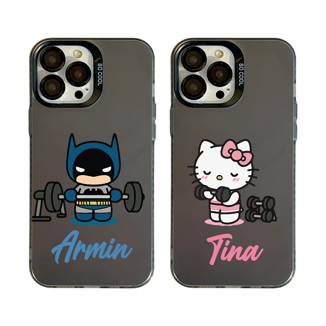 قاب موبایل سفارشی Batman & kitty | socool (کد 0589)