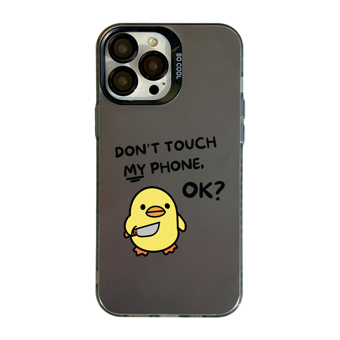 قاب موبایل سفارشی  dont touch my phone | socool (کد 0337)
