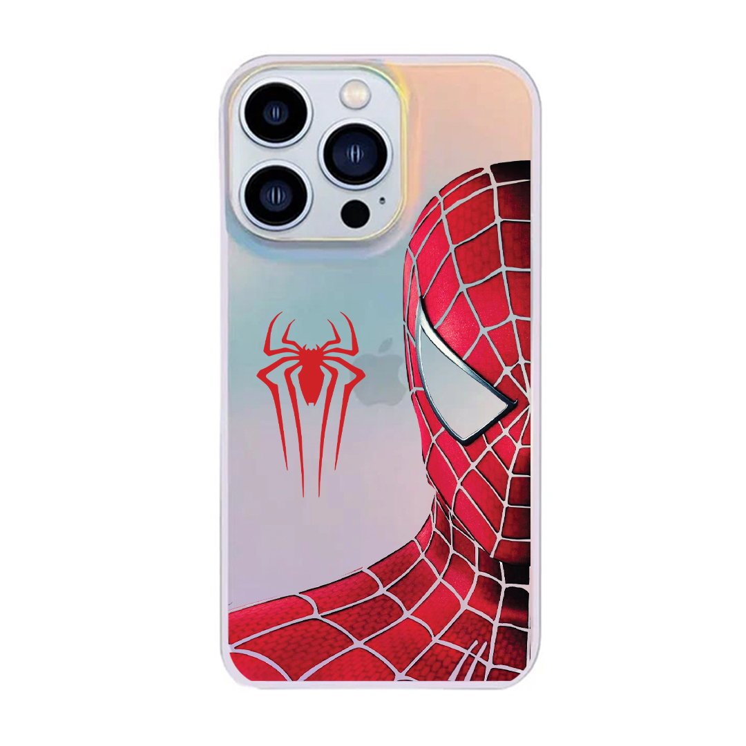 قاب موبایل سفارشی هولوگرامی | spider man collection (کد 0619)