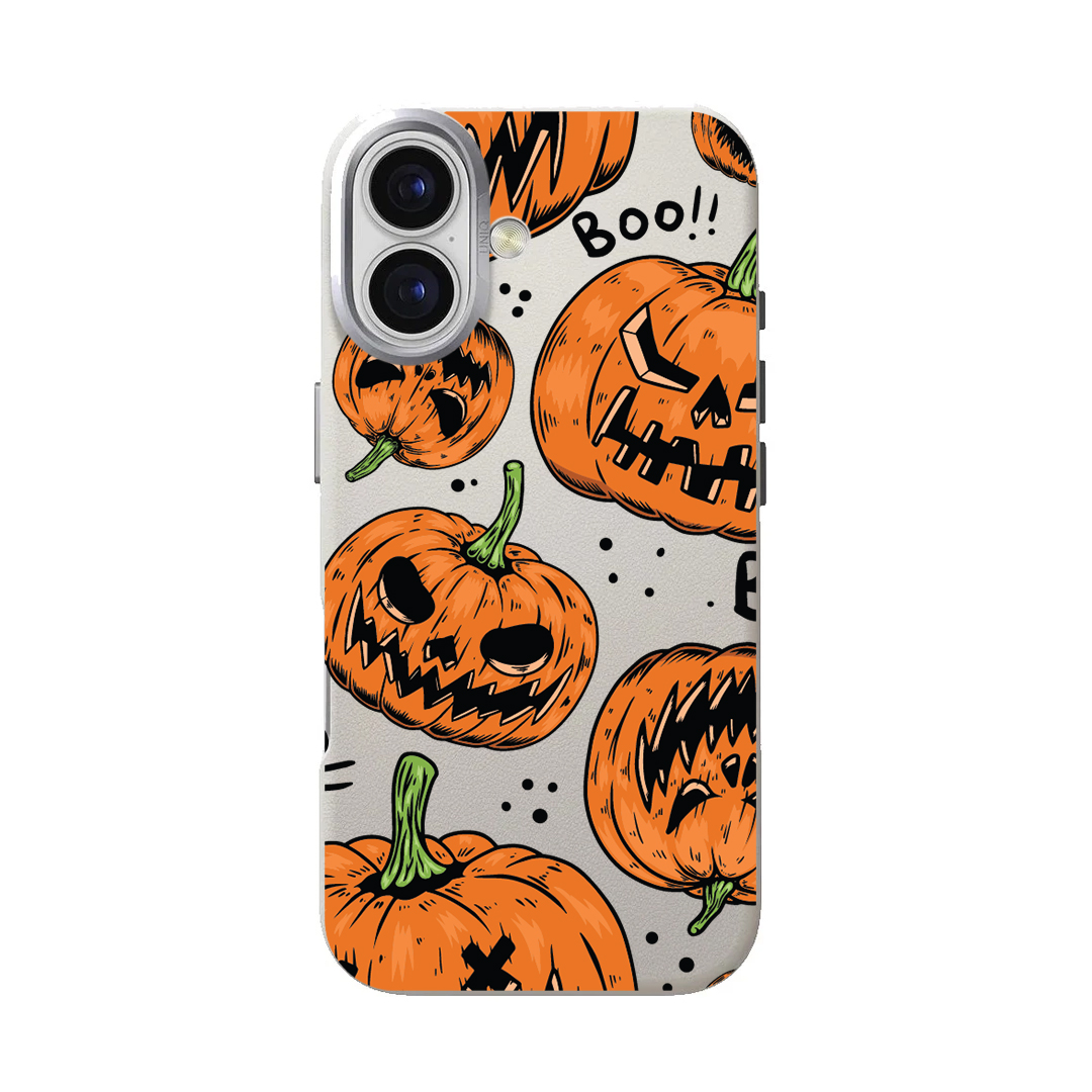 قاب موبایل سفارشی چرمی | halloween collection (کد 0651)
