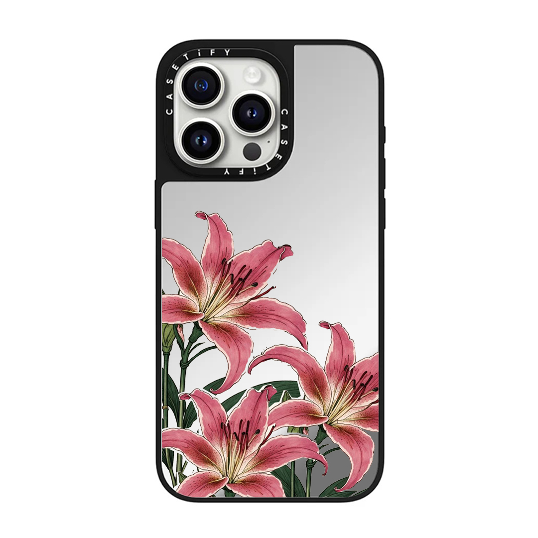 قاب موبایل سفارشی  آینه ای | Lilium Collection (کد 0603)